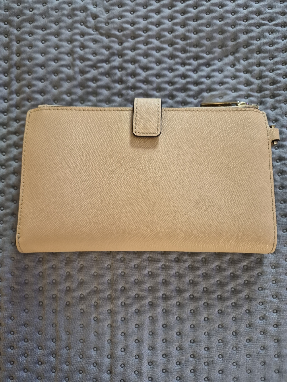 Michael Kors Jet Set Travel Double Zip Leather Wallet Nude - Picture 6 of 15